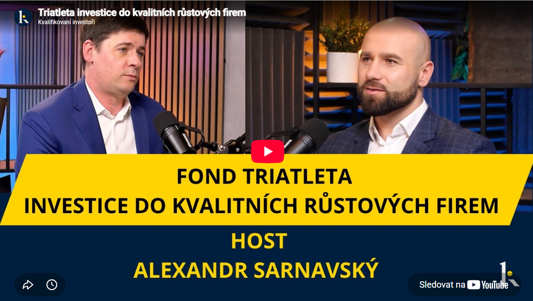 Kvalifikování investoři: Triatleta investice do kvalitních růstových firem